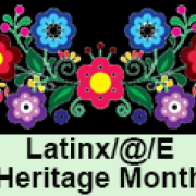 Latinx Heritage Month - Red, Blue, Purple flowers