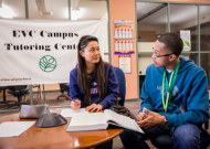 Female student with a Tutor