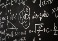 problems on a chalk board