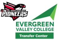 east bay logo of bird and transfer logo of an arrow