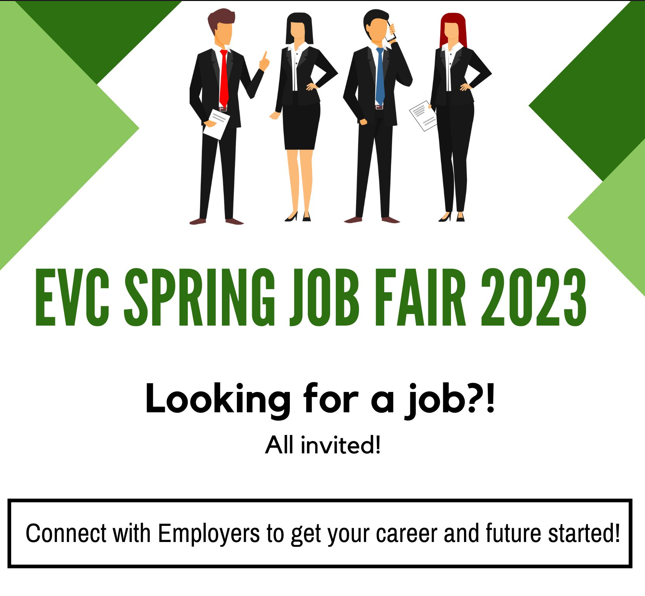 EVC Spring Job Fair 2023 (looking for a job?) | Evergreen Valley College EVC Spring Job Fair 2023 (looking for a job?) | Evergreen Valley College