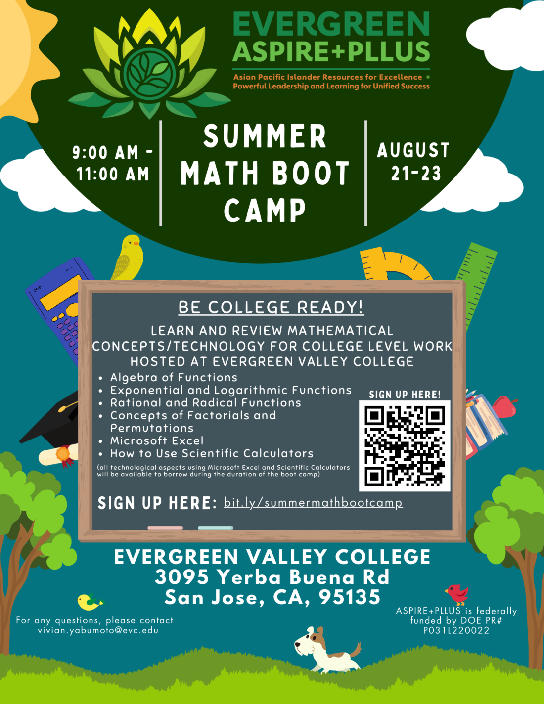 Summer Math Boot Camp