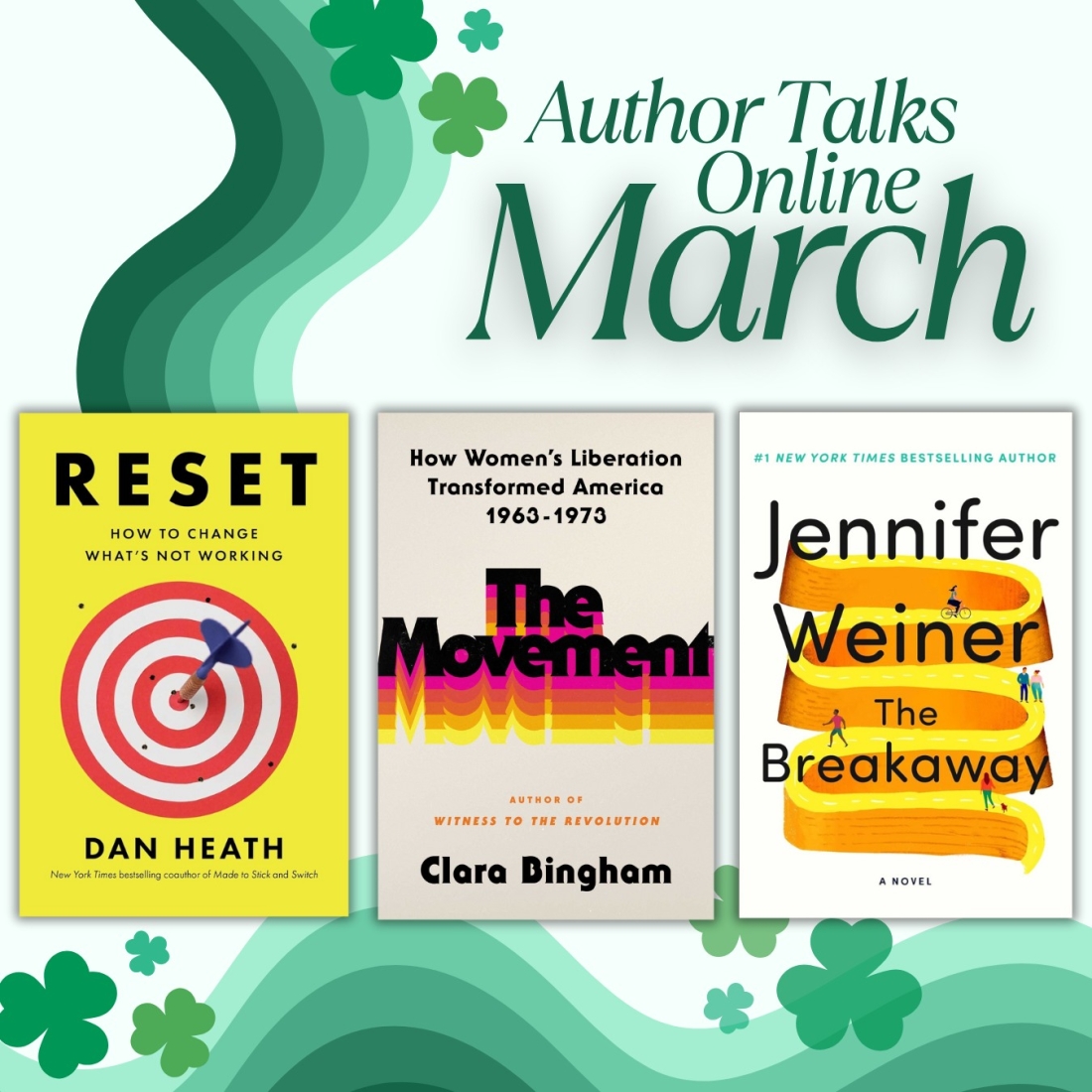 Author Talks for March