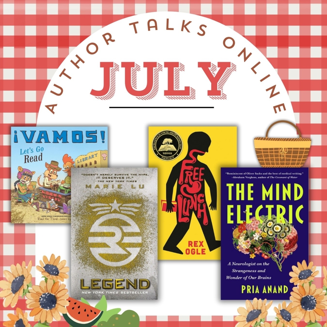 Author Talks for July