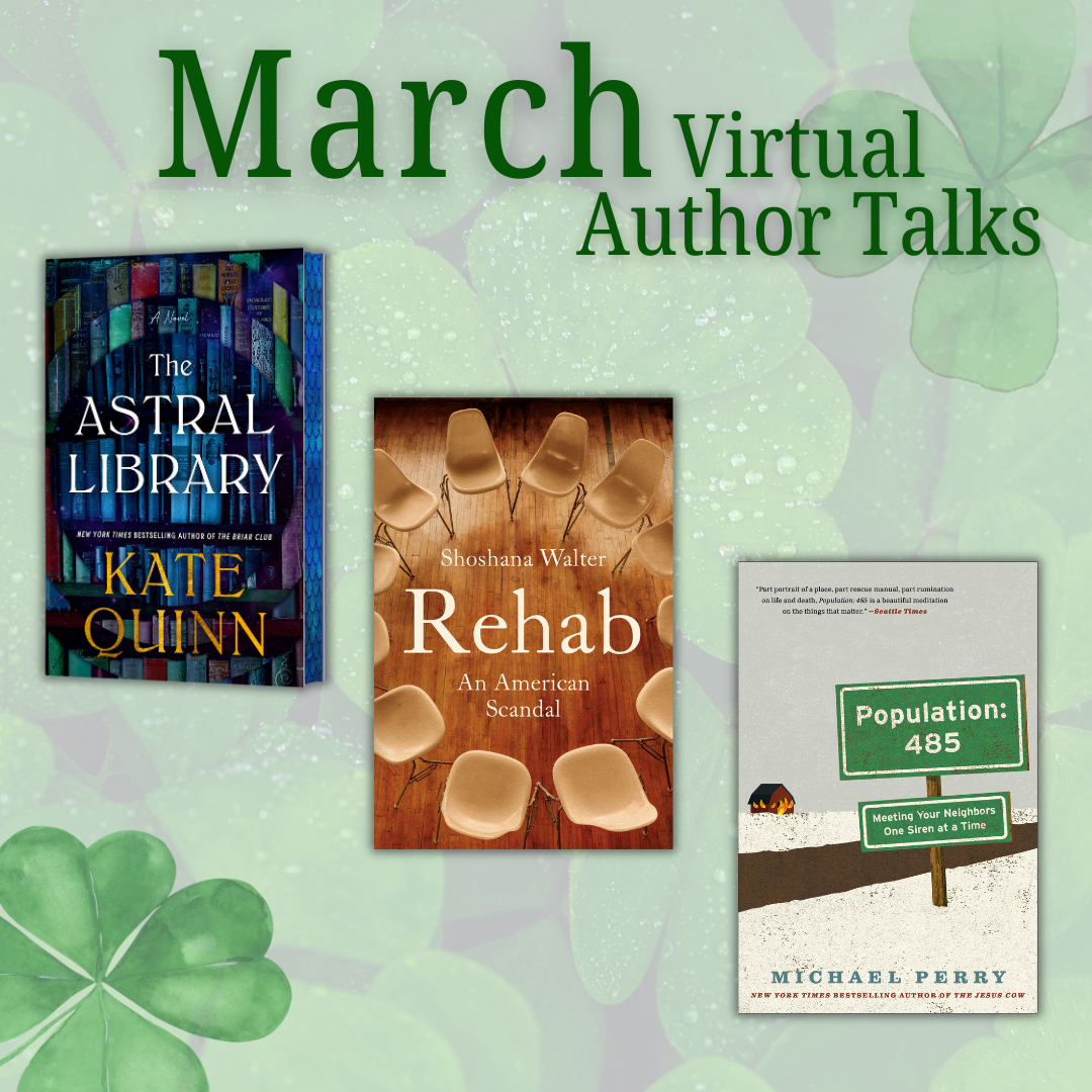 Author Talks for March
