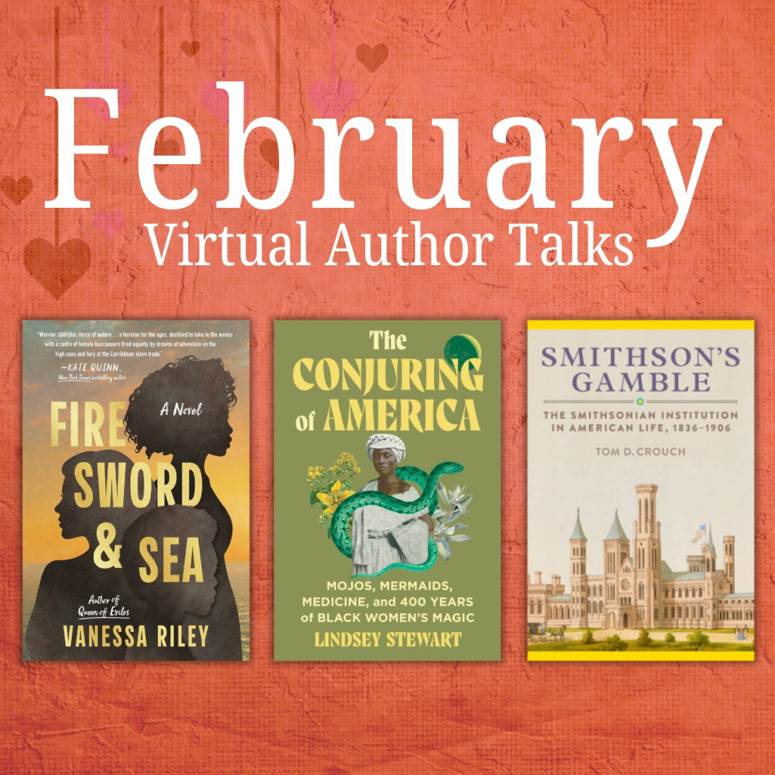 Author Talks for February