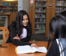 Students in the Library