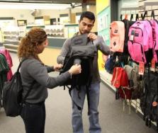 students in the bookstore