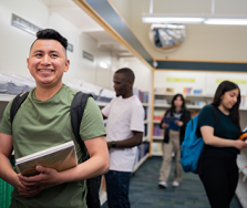 Students in the bookstore