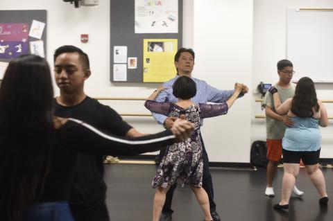 Students in a Dance Class