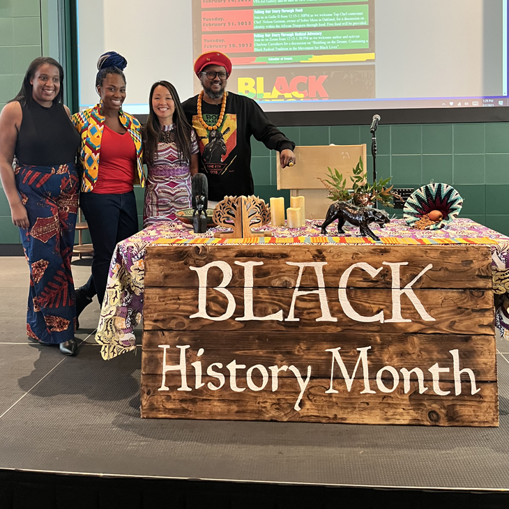 President Gilkerson at the Black History Month Kick-off Celebration