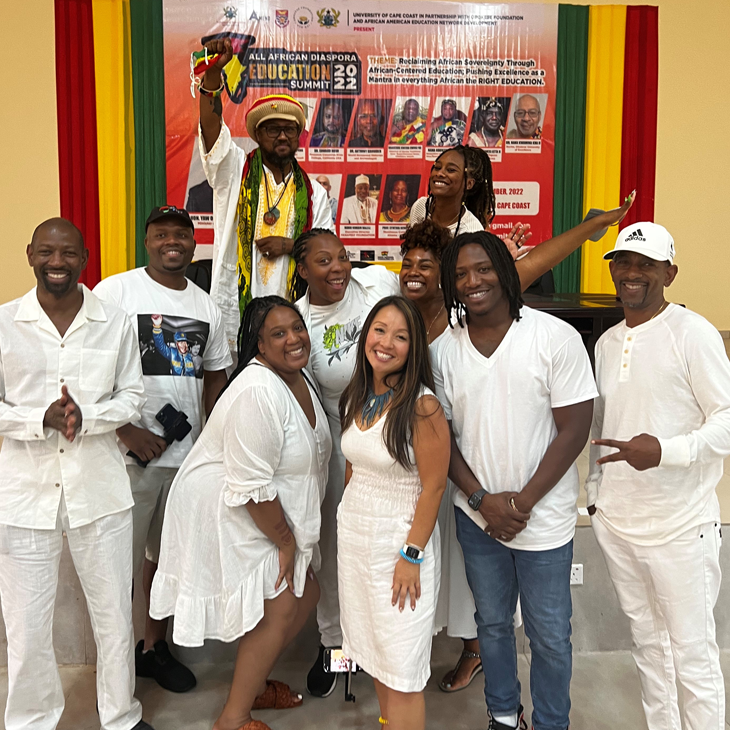 President Gilkerson and EVC staff traveled to Ghana for the All African Diaspora Summit
